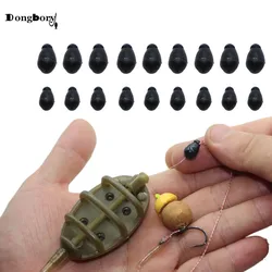 Dongbory 30PCS Rapid Quick Change Beads Camo Fishing Change Hooklength Instantly Shock Bead for Carp Fishing Method Feeder