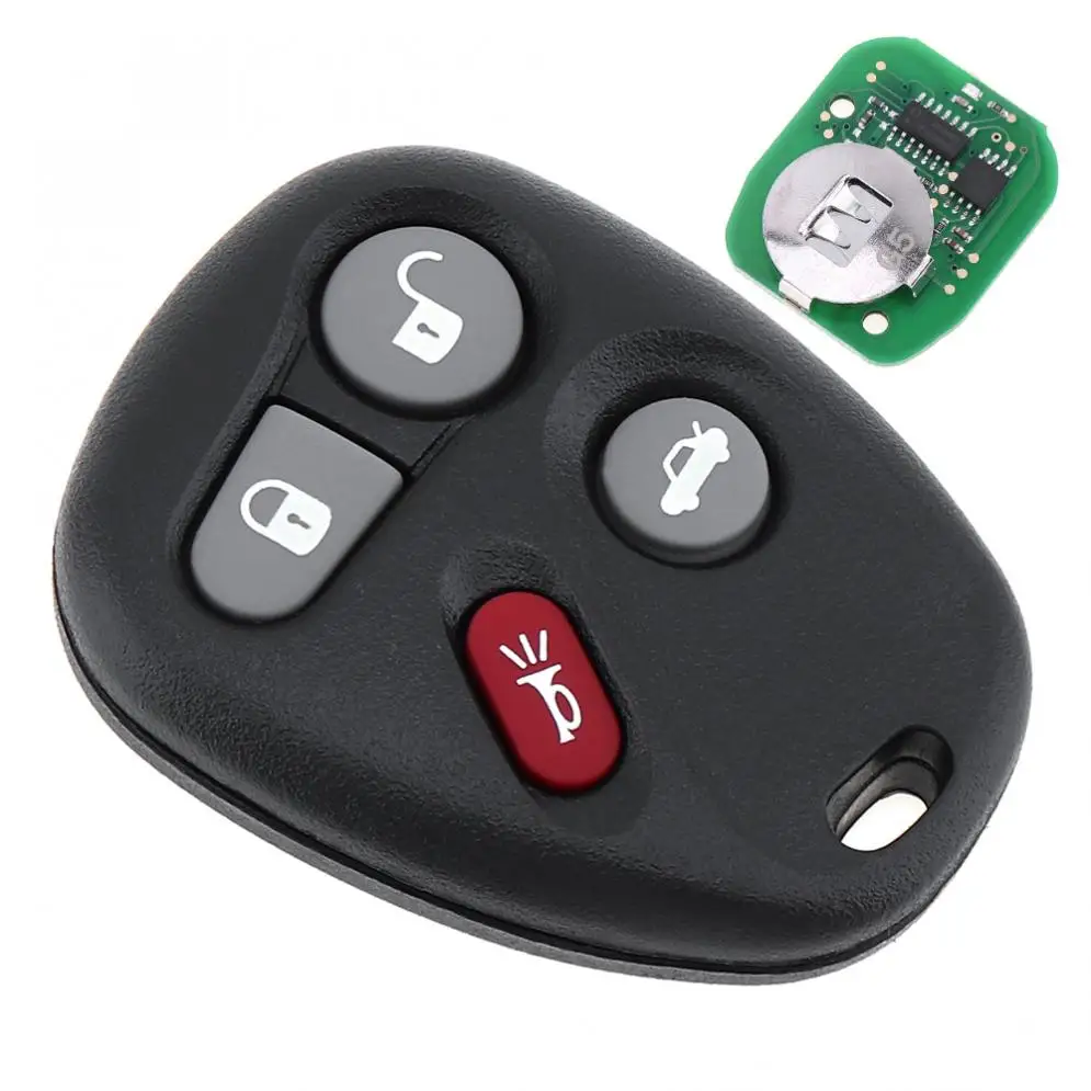 

315MHZ 4 Buttons Portable Keyless Car Entry Remote Key Fob ABO1502T for Chevrolet Impala Monte Carlo 2001 2002 2003 2004 2005