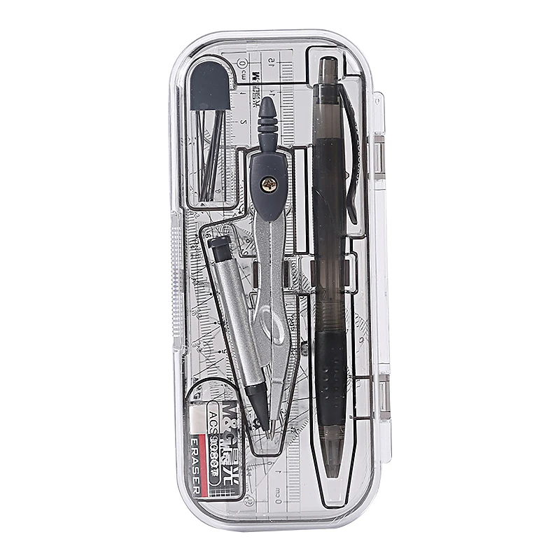 1SET Compasses Drafting Tools Drawing Math Compass Set School Supplies Stationery ASC90807