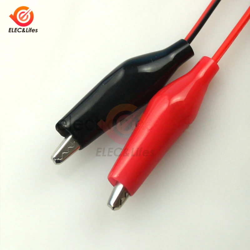 60CM Alligator Test Cilp Auf USB Stecker Adapter Krokodil Test Clamp Clip Power Kabel