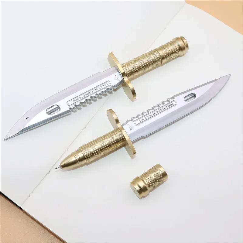 2 Pcs Creative weapons neutral pens gift pens school hot selling neutral pens ballpoint pens stationery weapon pens