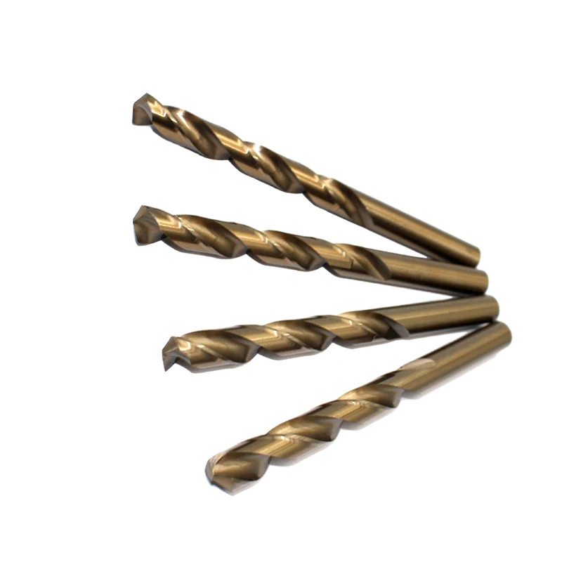 1PC Twist Drill Bit10.1 10.2 10.3 10.4 10.5 10.6 10.7 10.8 10.9 11 mm HSS-CO M35 Cobalt Steel Straight Shank For Stainless Steel