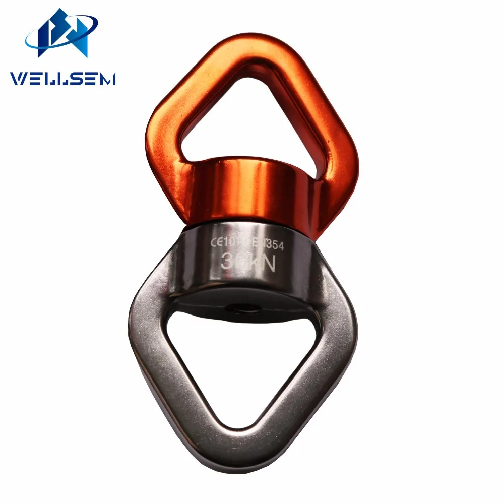 360 Rotator Rotational Device 30KN Swivel  Hanging Accessory for Hanging Swings Safety and Climbing