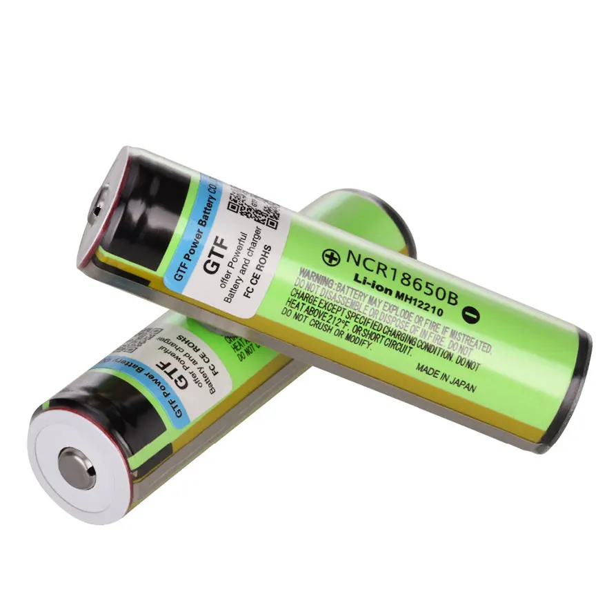 Batteria al litio ricaricabile NCR18650B 3.7V 3400mah 18650 con sostituzione PCB per Batteria Panasonic per celle di giocattoli torcia