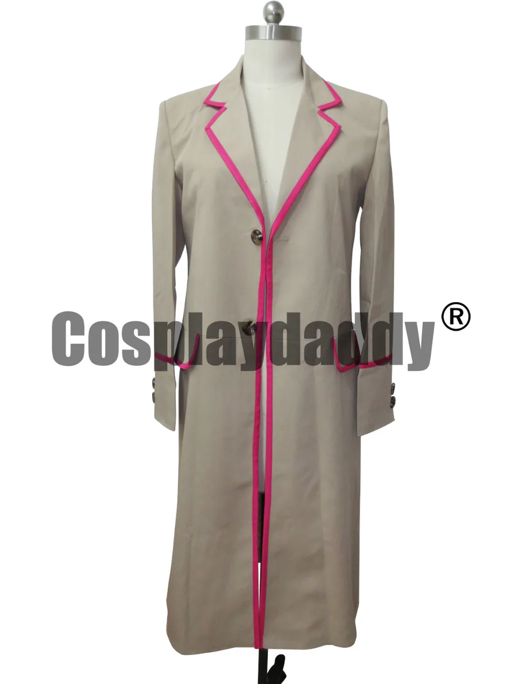 

Who Cosplay Doctor The 5th Doctor Fifth Dr Peter Davison Costume Trench Coat New