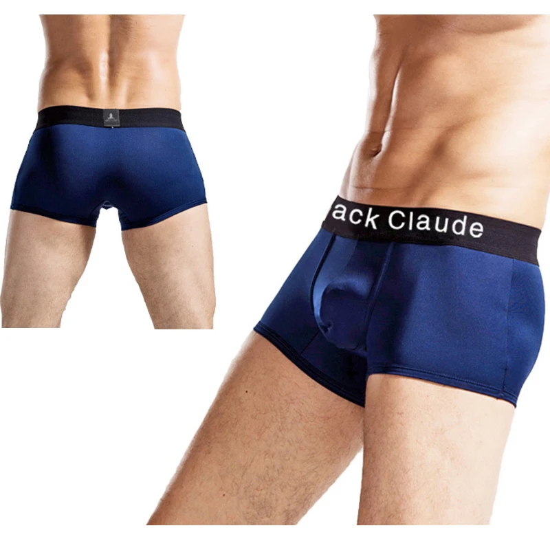 10 sztuk Jack Claude bielizna męska bokserki marki mężczyźni bokserki modalne Sexy Cueca Boxer mężczyźni 10 sztuk bielizna męskie kalesony