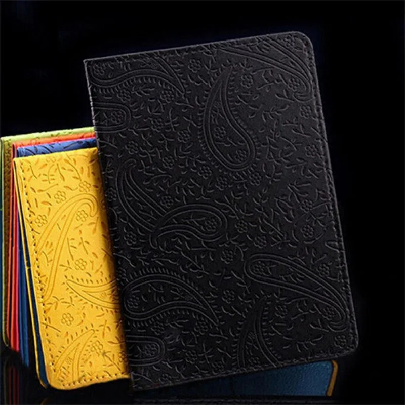 New Pattern PU Leather Passport Cover on the Adventure Women Travel Document Card Holder Credit Female Girls Pasport Case