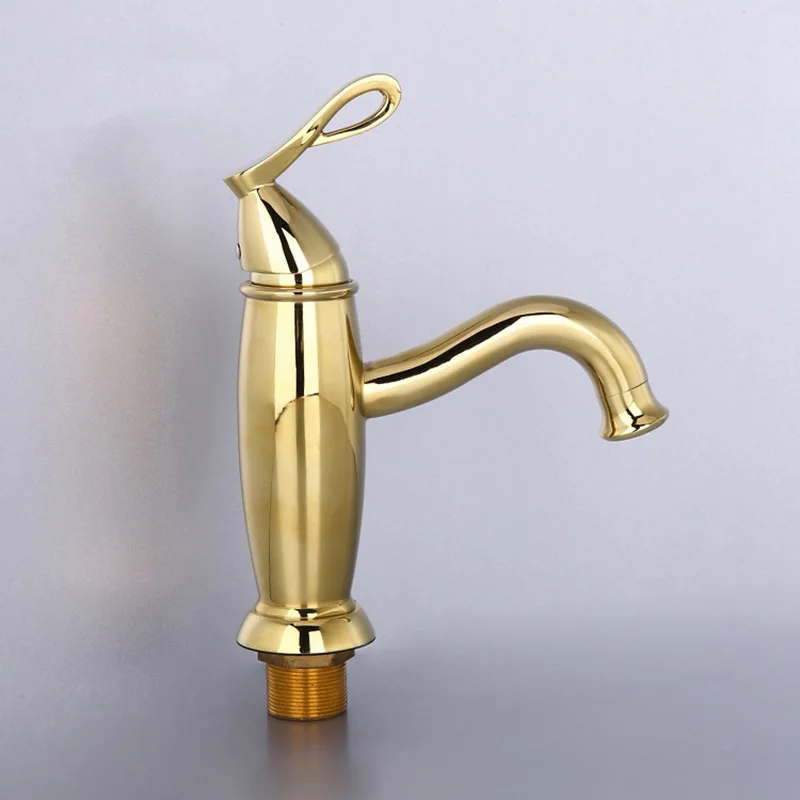 

Vidric Free shipping! New designs single handle Gold finish PVD bathroom bidet faucet !Top quality basin mixer tap basin faucet