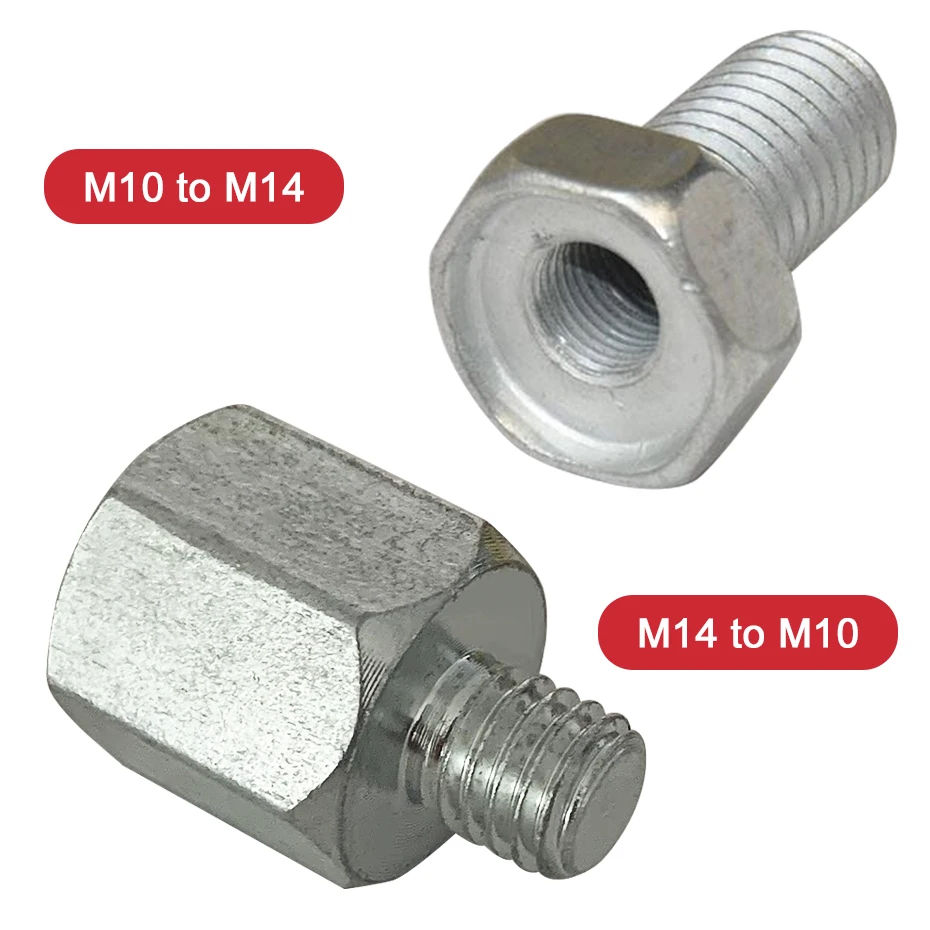 1 قطعة M10 M14 محول المسمار زاوية طاحونة الملمع واجهة موصل محول السلطة أداة اكسسوارات ربط قضيب محول