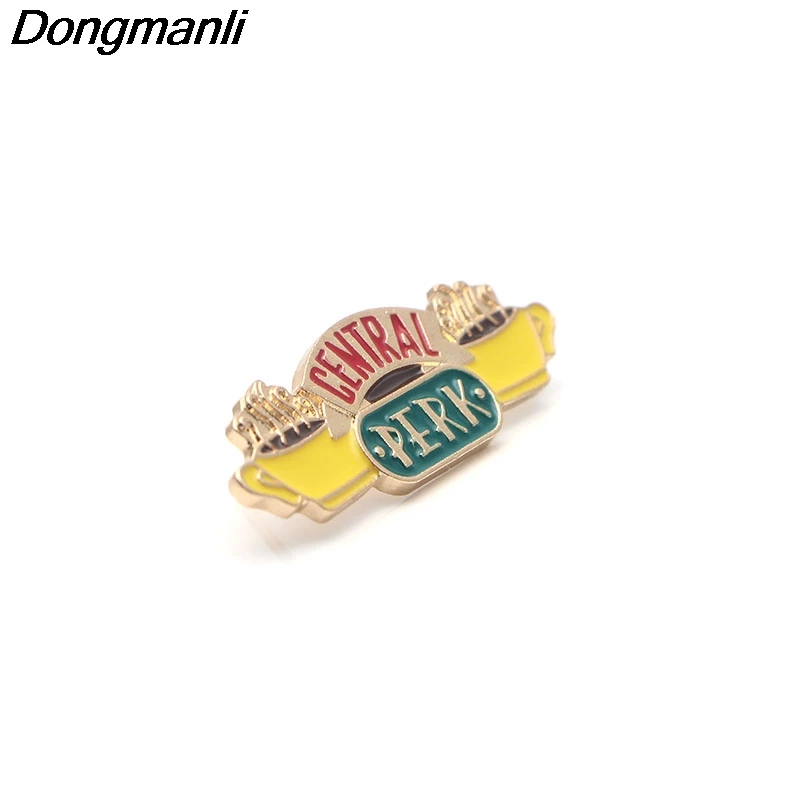 P2961 Dongmanli أصدقاء التلفزيون مشاهدة المينا دبوس دبابيس الكرتون الإبداعية بروش معدني شارة بدبابيس مجوهرات #4