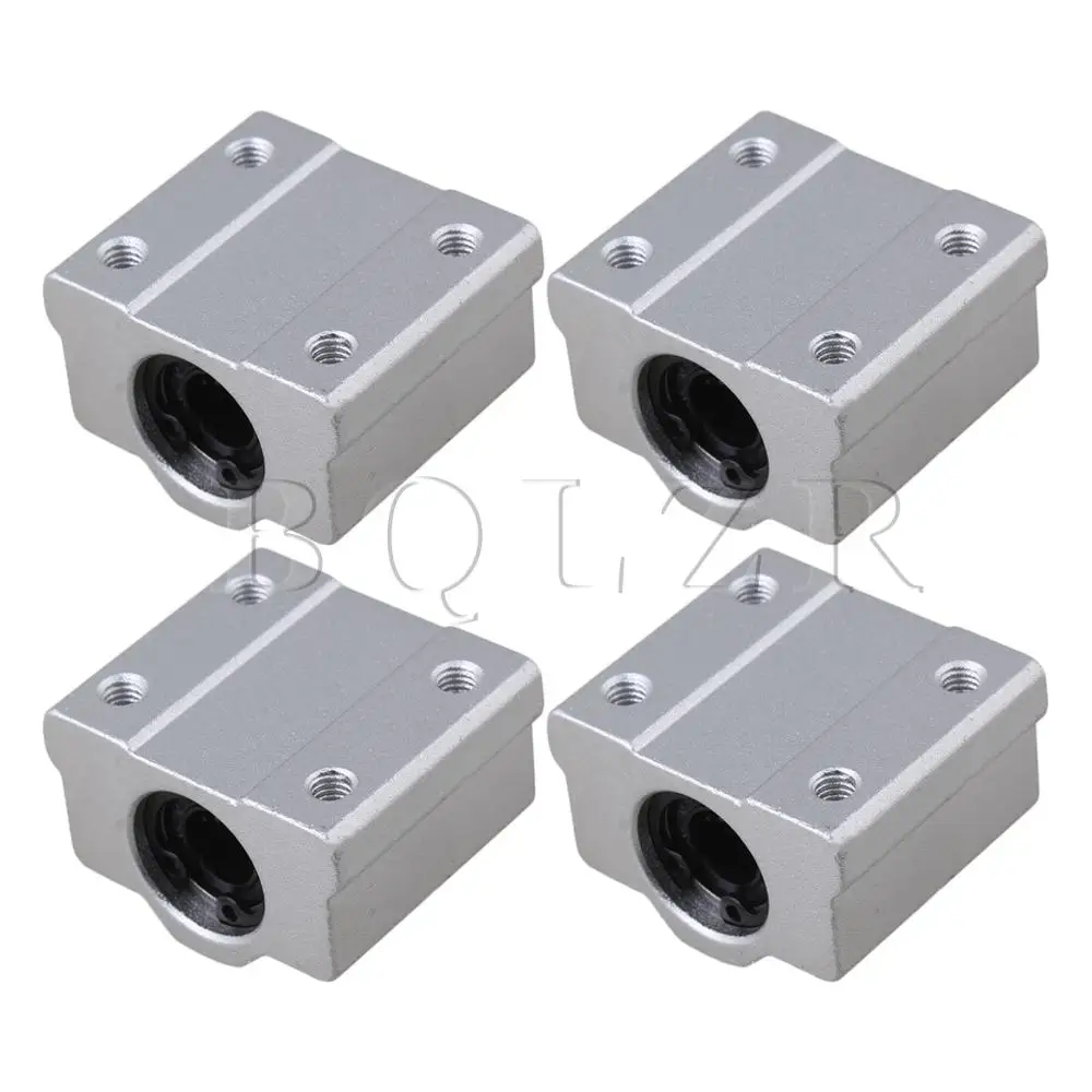 BQLZR 4pcs SC8UU Linear Motion Ball Bearing CNC Slide Bushing 34.5mm Length