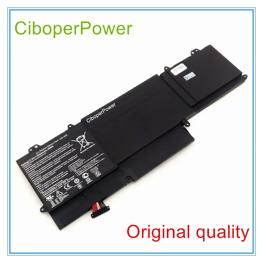 Original quality Laptop Battery for X32VD UX32A U38N UX32 Battery C23-UX32 48WH 6520mAh