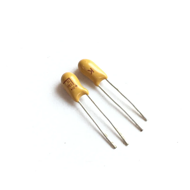 

50pcs 10V33uF 336 33uF 10V DIP Radial Tantalum capacitor