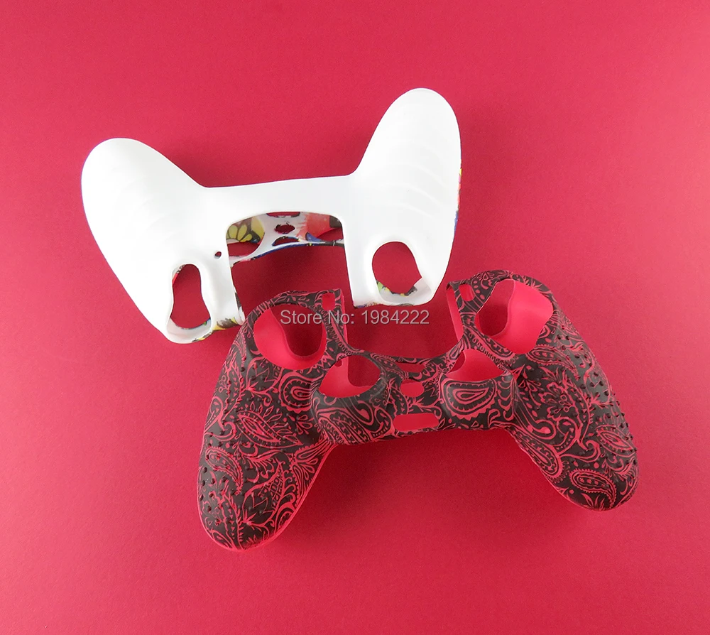 Dla Playstation 4 PS4 Pro PS4 Slim Gamepad Protect kamuflaż Camo żel silikonowy osłony miękkie etui obudowa ochronna Graffiti