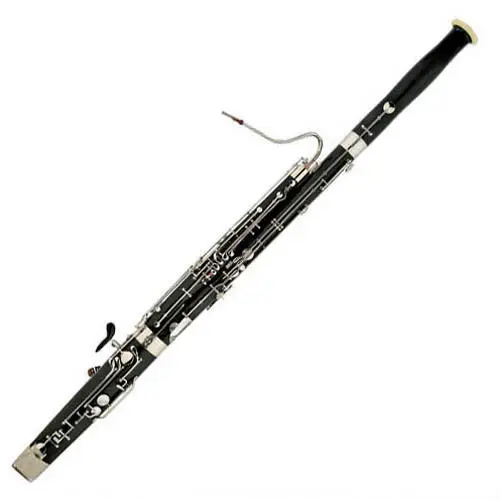 26 key maple bassoon C key cupronickel parts