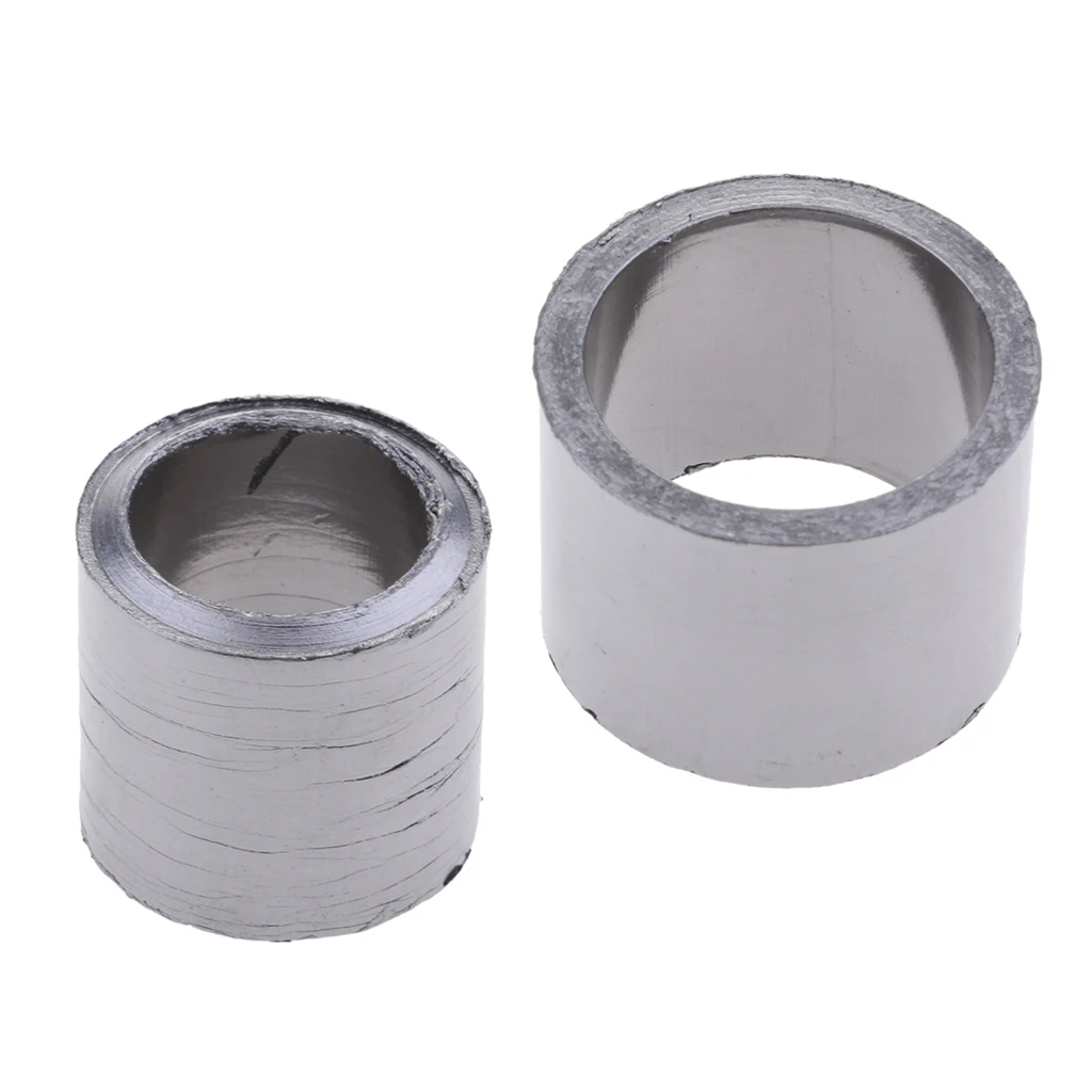 

2 Pcs Exhaust Pipe Gasket For Dirt/Pit Bike/ATV/Scooter Muffler Part 28mm/38mm Aluminum Alloy Exhaust Pipe Gasket Accessory