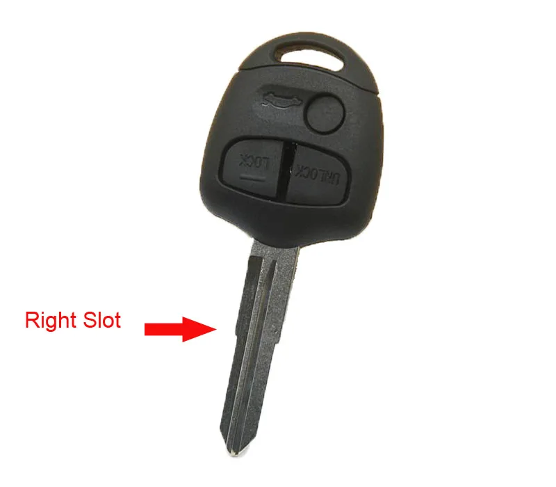 

3 Buttons Replacement Remote Key Shell Case For Mitsubishi Lancer EX ASX Outlander Car key Blank 10PCS/lot