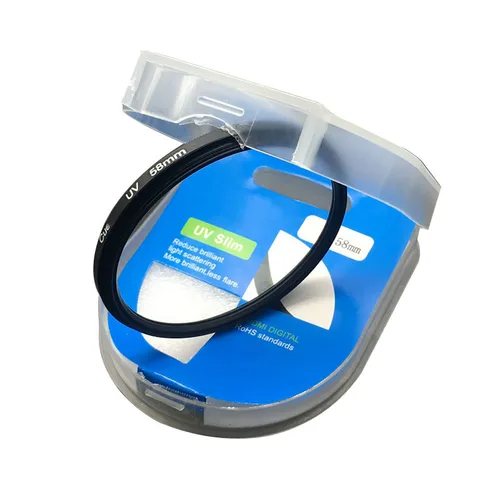 Nuevo 37 40,5 43 46 49 52 55 58 62 67 72 77 82mm Protector de lente de filtro Digital UV para cámara canon nikon DSLR SLR con paquete