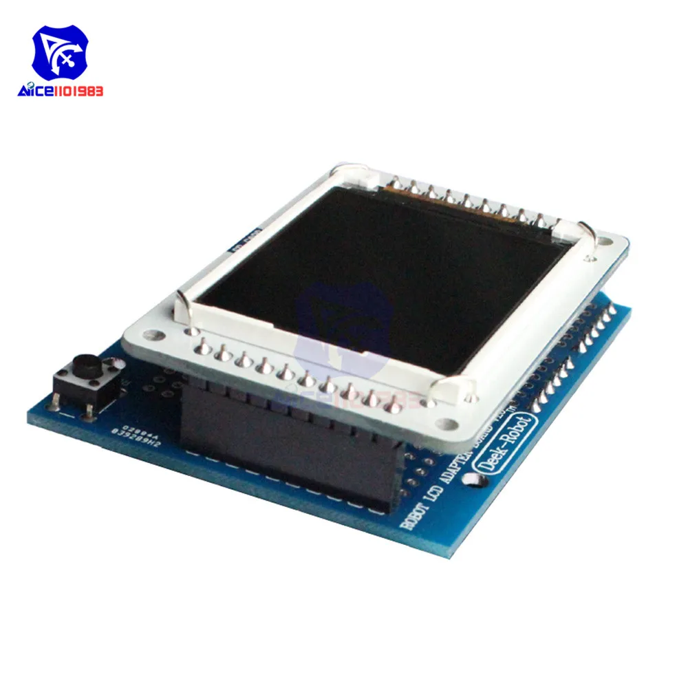 1,8 zoll TFT Volle Farbe LCD Display Modul mit LCD Adapter Board Expansion board für Arduino R3 Leonardo Esplora