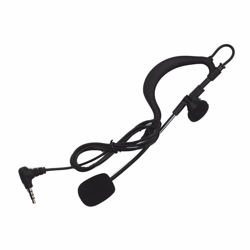 for Vnetphone/EJEAS V4/6C RPO/PLUS FBIM Referee Earhook Headphone 3.5mm Jack Headset Motorcycle Intercom BT Interphone