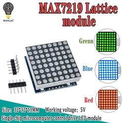 MAX7219 dot matrix module microcontroller module display module finished goods , Can be together for arduino programming