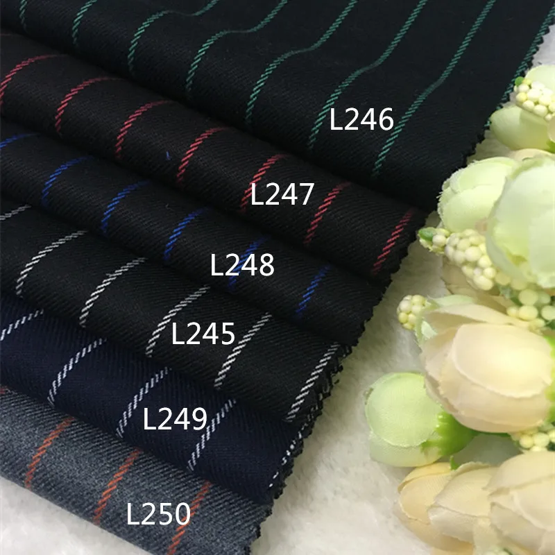 High-grade suiting worsted wool wool Japan color suit fabric clothing fabric suit trousers and thick