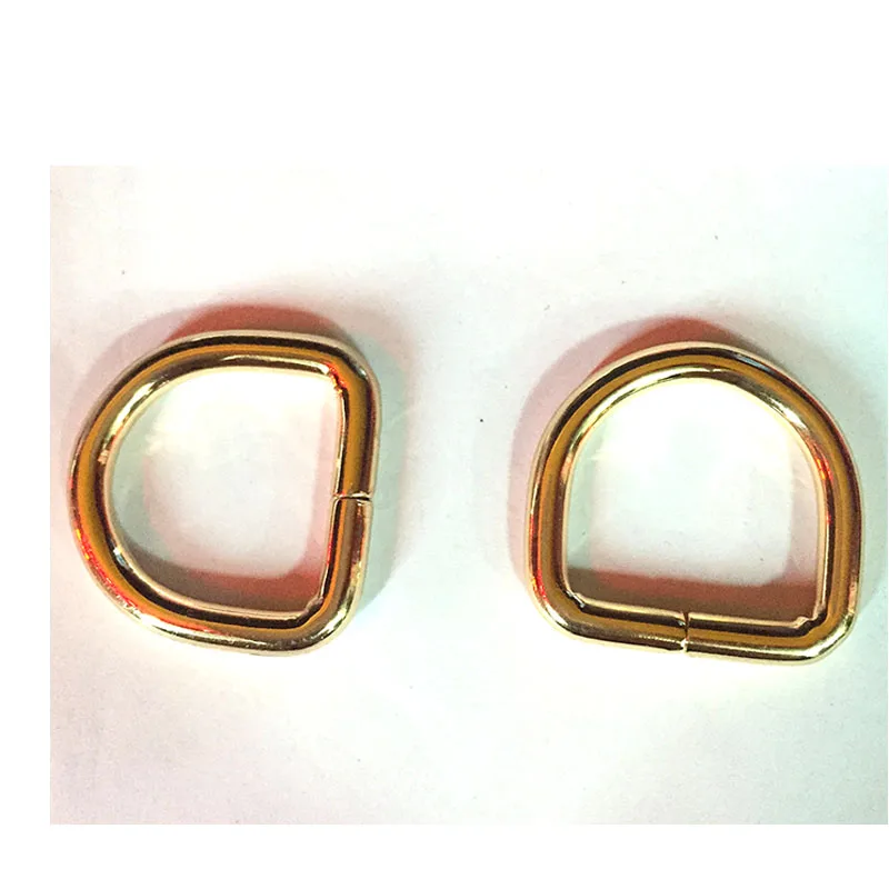 3/4 inch (20mm) D-Rings Gold finish (Set of 50)