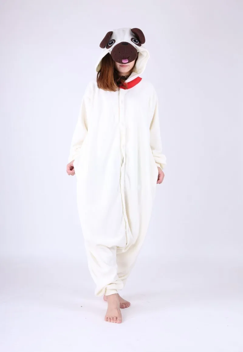 Cosplsy Costume  Man and woman Warm winter Adult Winter Cartoon Animal Dog Onesies Pajamas Costumes Sleepwear Animal conjoined