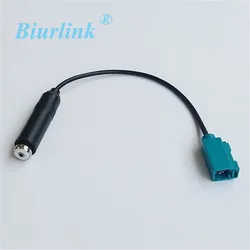 Car CD Player Radio ISO Antenna Cable Adaptor For Peugeot Citroen BMW Volkswagen Benz