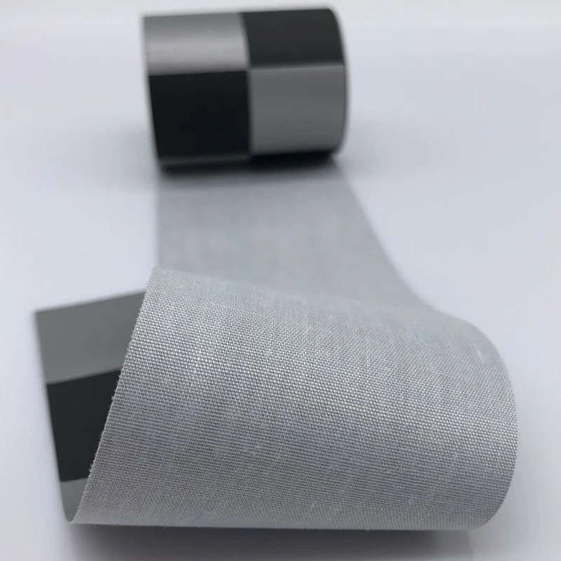 Width 5cm High Visibility Silver Reflective Tape TC Fabric Sew On Clothing