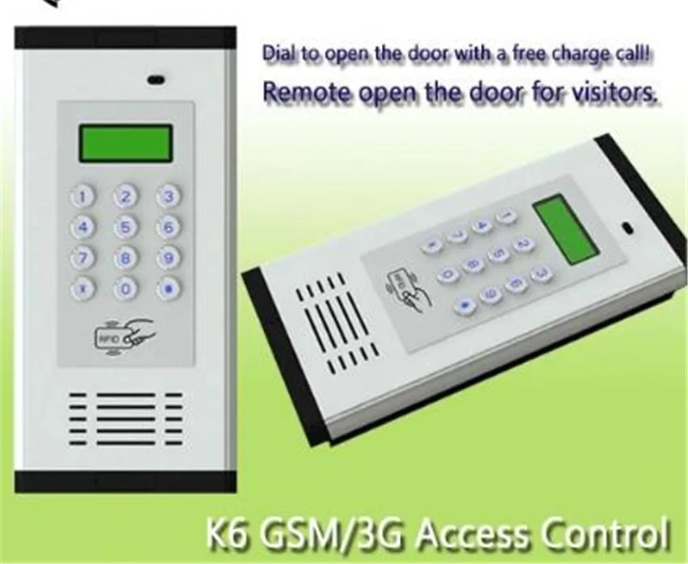 K6 GSM 3G Access Control & Apartment Intercom System