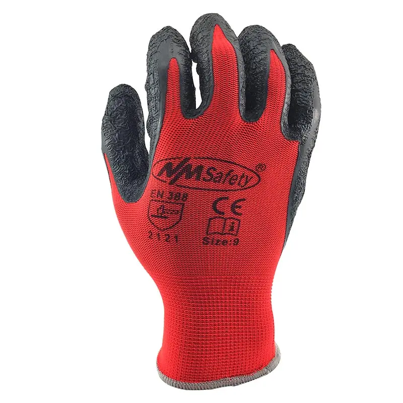 Nmsafety 4 Pairs Werk Latex Rubber Tuin Handschoen Voor Industriële Beschermende Handschoenen