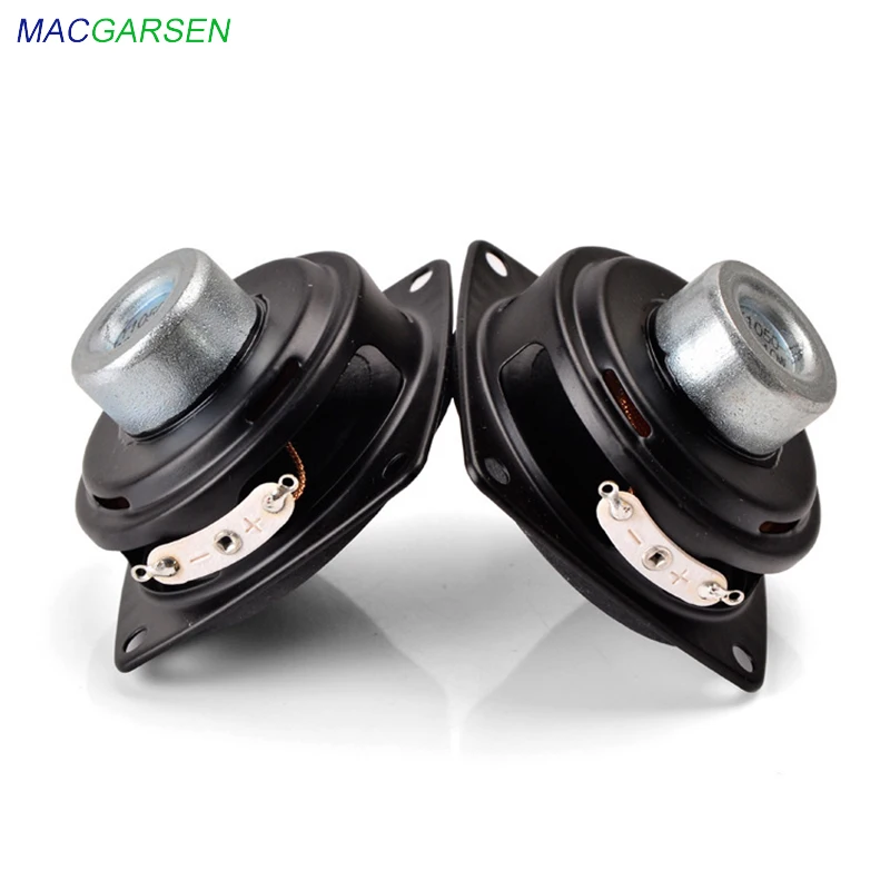 MACGARSEN 2pcs Full Range Speaker 8 ohm 10W HiFi Draagbare Luidsprekers 57mm Reparatie Soundbar Mini Luidspreker DIY bluetooth Speaker