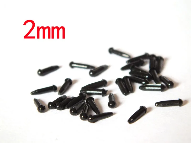 New Arrival Plastic eyes 2mm Black Safety Eyes / Plastic Doll eyes For Bear Doll Animal Puppet Making