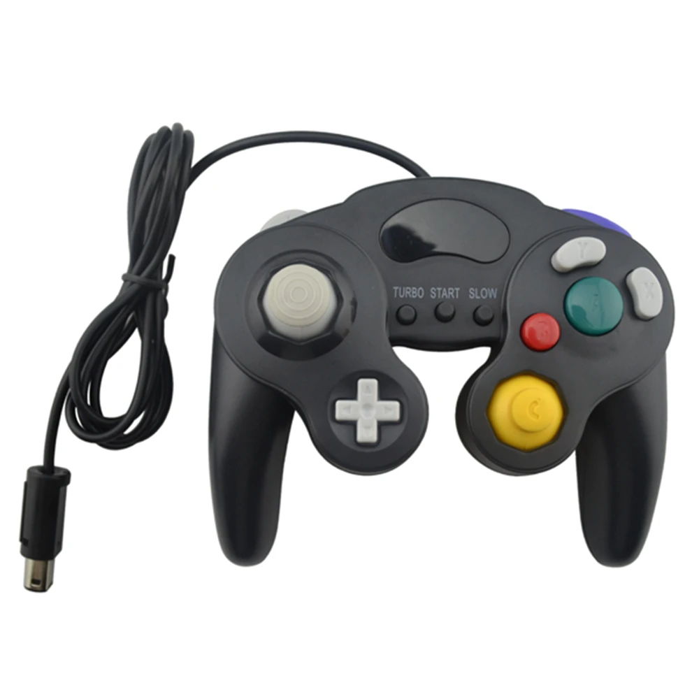 50pcs High quality Wired Gamepad Controller Joystick With Three Button for G-ameC-ube for N-G-C