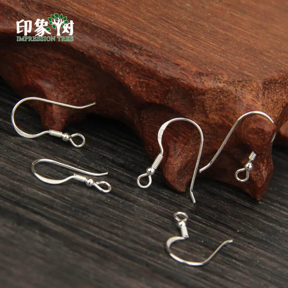 30Pcs 925 Sterling Silver Earring Hooks Handmade DIY Leverback Earwire Components Anti-allergy Earring Hook Jewelry Makings 857