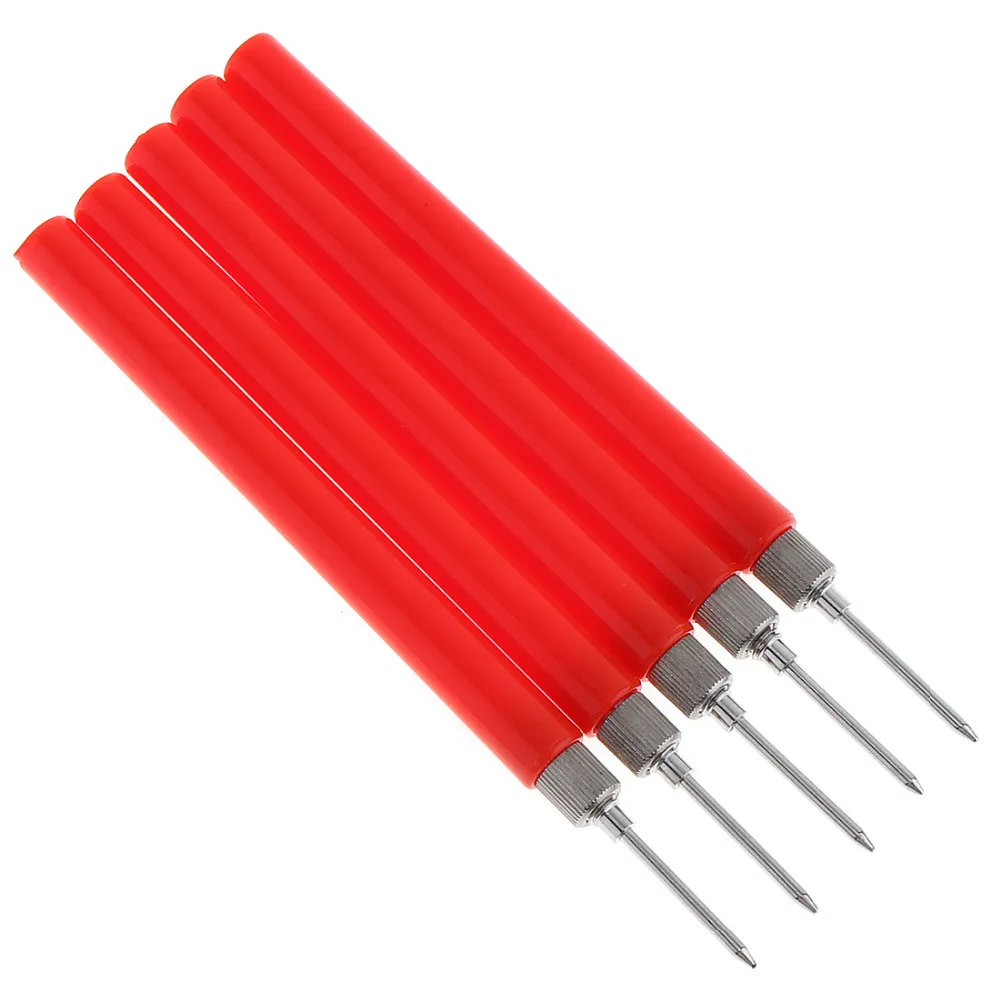 10pcs/lot ZJMLING Multimeter Accessories Spring Test Probe Tip Insulated Test Hook Wire Connector Test Pin