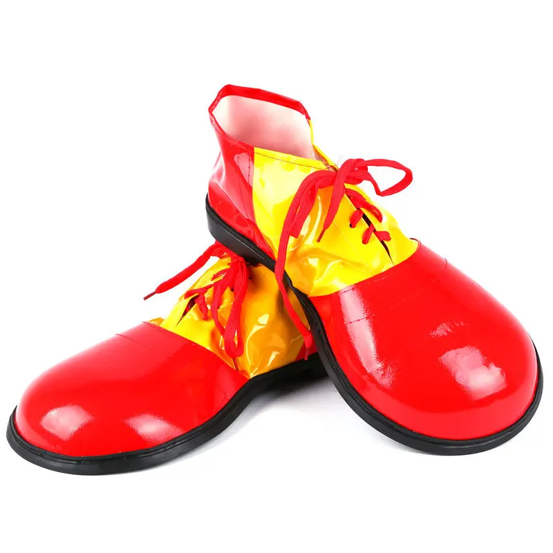 Adult Funny Clown Shoes Mans Clown Cosplay Shoes Party for Halloween Party Prop