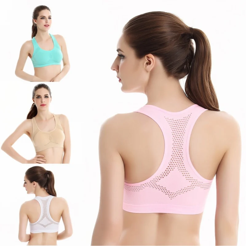 Balight-Soutiens-gorge de sport respirants sans acier pour femmes, sous-vêtements de gym, précieux camis en Y, entraînement, fitness, sexy, trous