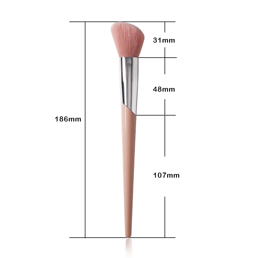 Fashion Fenty Style #117 Make up Brush Pink Soft Angled Cheek Blusher Makeup Brush Cosmetic Tool