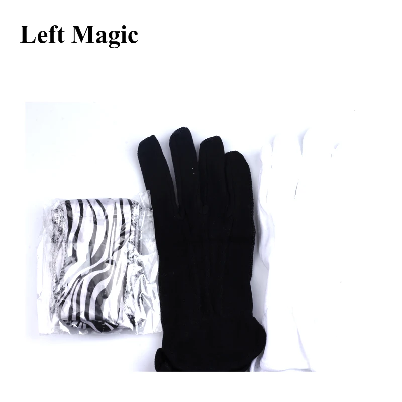 glove to zebra silk close up magic trick professional magician street stage party magia props easy to do E3077