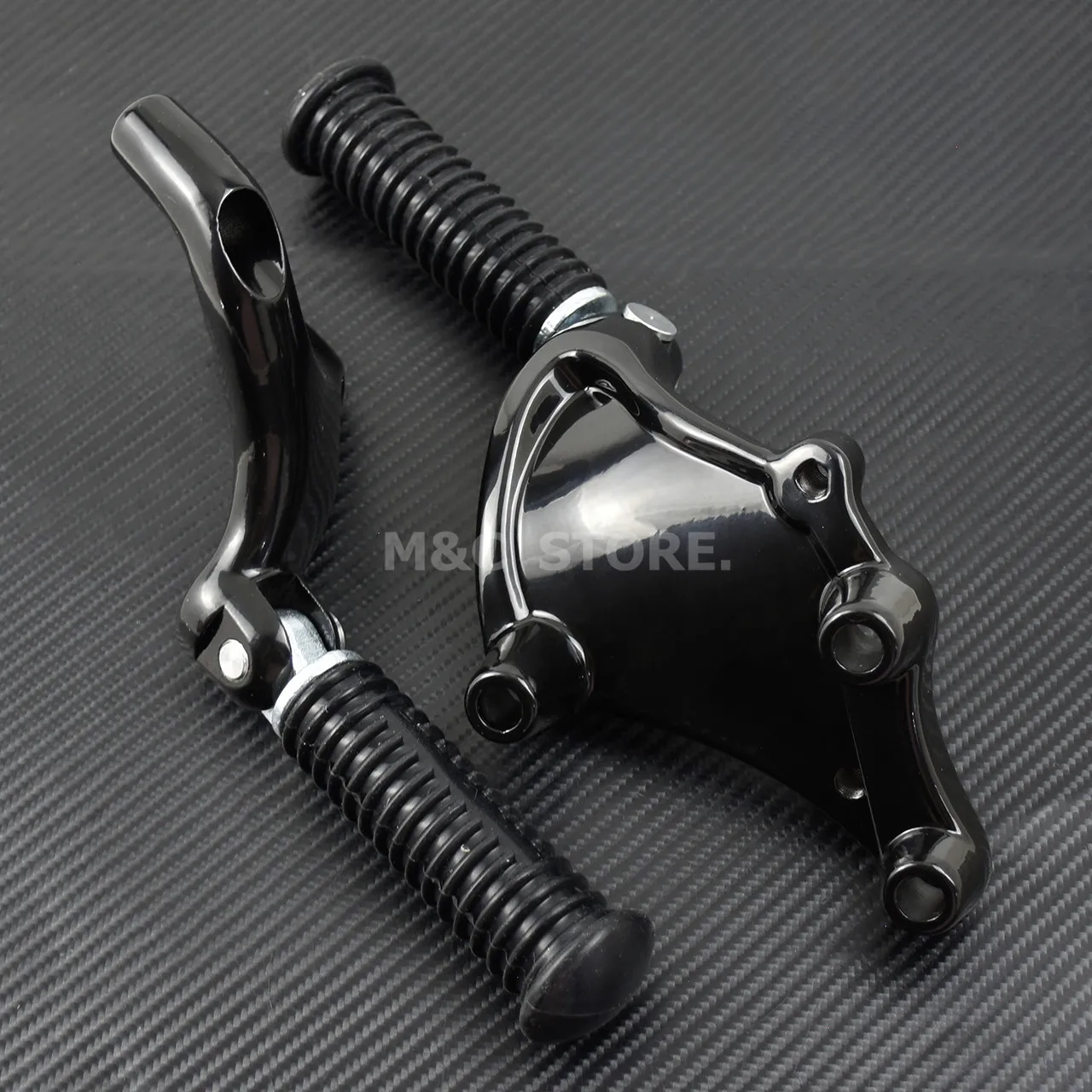 Motorcycle Rear Passenger Foot Pegs Mount Black Pedal For Harley Sportster Iron 883 1200 XL 48 72 SuperLow 2014-2021