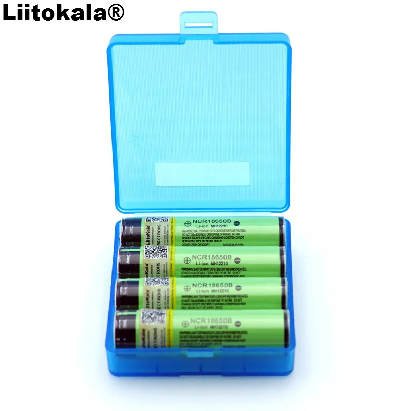 4 sztuk Liitokala oryginalny 18650 3.7V 3400mah NCR18650B tablica zabezpieczająca baterię litową nadaje się do bateria do latarki