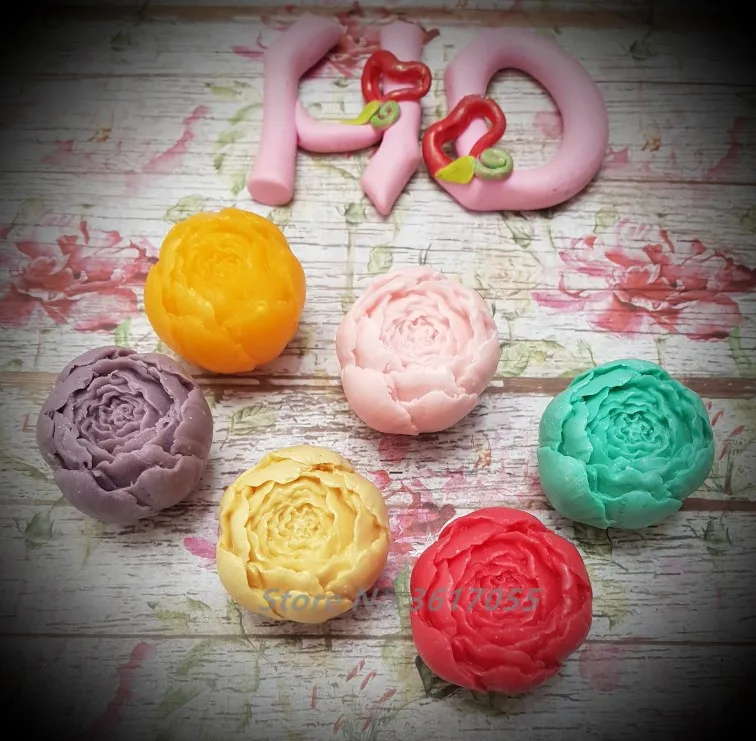 New Rose shape Silicone Fondant Soap 3D Cake Mold Cupcake Jelly Candy Chocolate Decoration Baking Tool Moulds