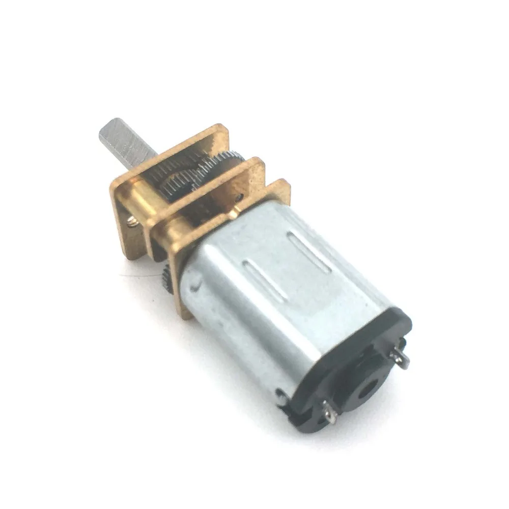 DC 3 V Micro Velocità di Marcia Del Motore 20-1500 RPM N20 Mini Metallo Riduttore del Motore Elettrico Riduttore motore per Auto Modello di Robot