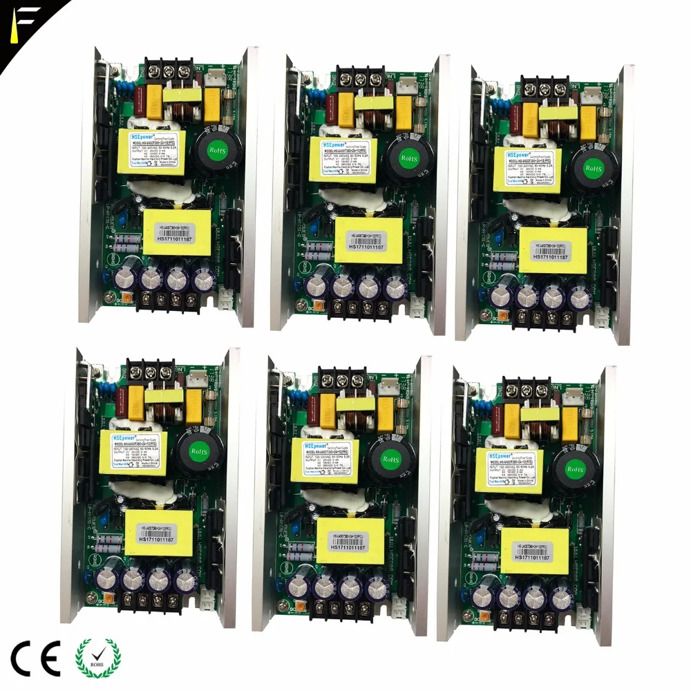 

6pcs/lot Stage Light Part Accessories Power Board Switching Power Supply Controller Driver of 5R/7R/10R/15R Beam Moving Head