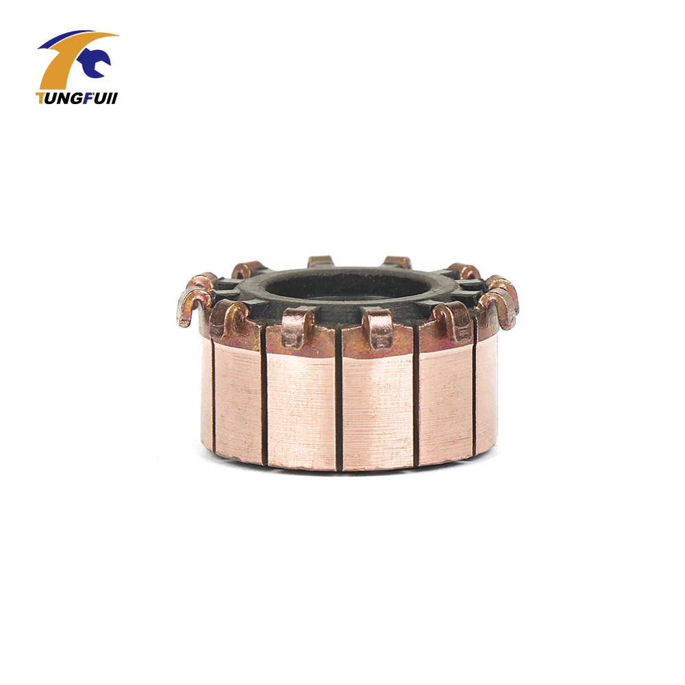 ทองแดงบาร์เครื่องกำเนิดไฟฟ้ากระแสสลับ Motor Listrik Commutator ทองแดง Dremel เครื่องมือ Commutator สำหรับเครื่องเจาะขนาดเล็กบน Armature Commutat