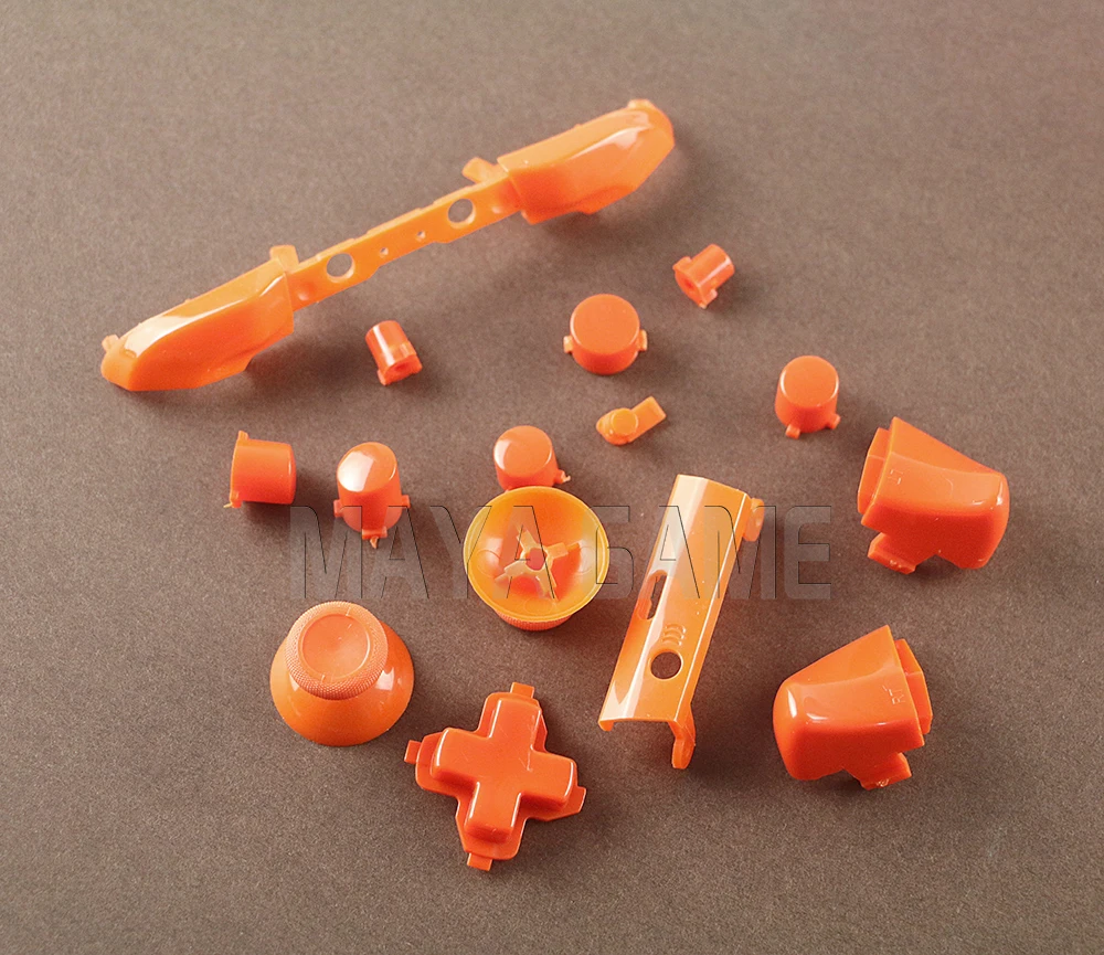 30 ensembles solide RB LB pare-chocs RT LT boutons de déclenchement Mod Kit complet boutons pour Xbox One S mince contrôleur analogique bâton Dpad