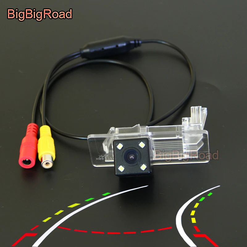 

BigBigRoad Car Intelligent Dynamic Trajectory Tracks Rear View Camera For Volkswagen Touran Vento Polo Sedan Notch 2010 -2016