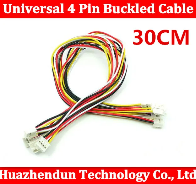 Universal 4 Pin Buckled Cable 30CM  Crowtail Compatible Cable to Grove Convertor  5PCS